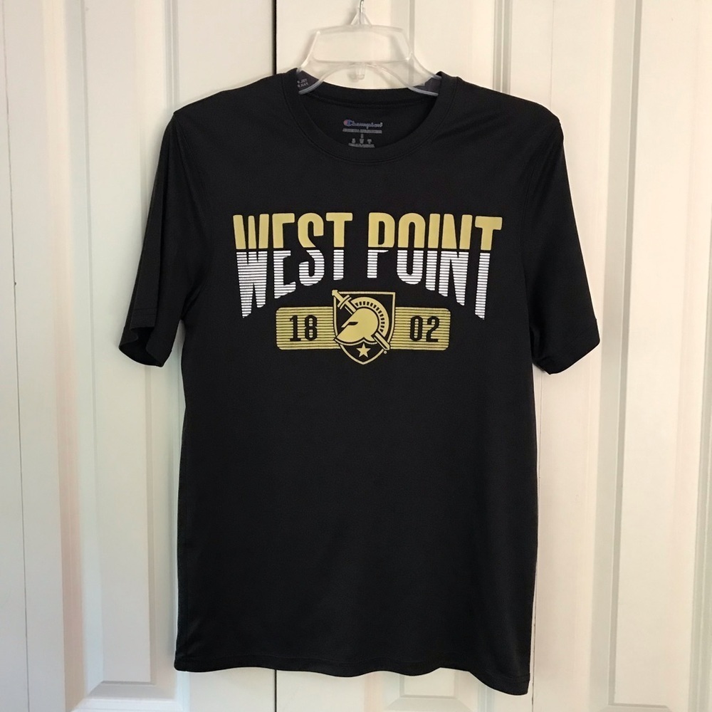 Champion West Point 1882 Black Graphic Tee Mens Small | USMA | Americana | Milit